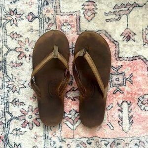 rainbow brand flip flops | worn out but very comfy flip flops